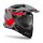 Airoh Helm Commander 2 Reveal matt-grau/schwarz-rot