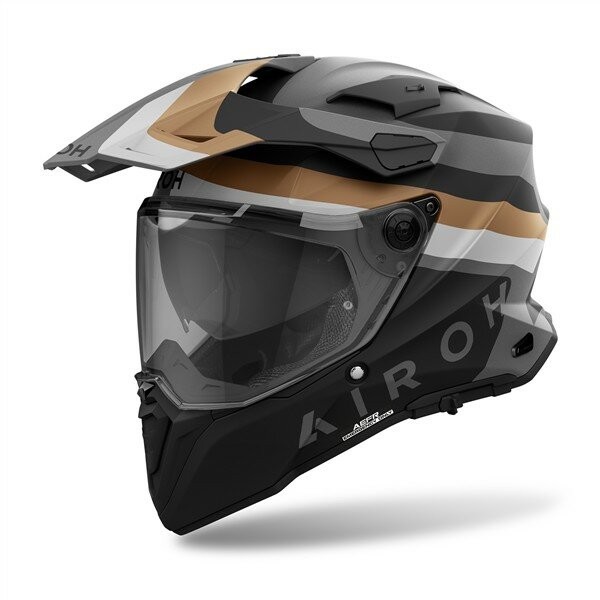 Airoh Helm Commander 2 Doom matt-schwarz/grau-gold