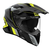 Airoh Helm Commander 2 Skip matt-schwarz/grau-fluo-gelb