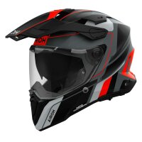 Airoh Helm Commander 2 Skip matt-schwarz/grau-fluo-orange