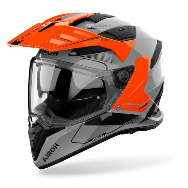 Airoh Helm Bandit Tune grau/schwarz-orange