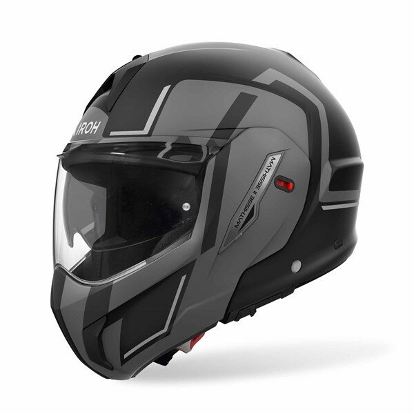 Airoh Helm Mathisse II Genius matt-schwarz/grau