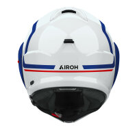 Airoh Helm Mathisse II Genius weiß/blau-rot