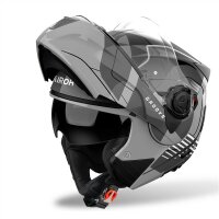 Airoh Helm Specktre Groove grau/schwarz-weiß
