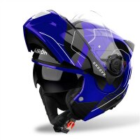 Airoh Helm Specktre Groove blau/schwarz-weiß