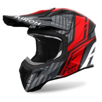 Airoh Helm Aviator Ace 2 Proud matt-schwarz/grau-rot
