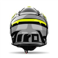 Airoh Helm Aviator Ace 2 Engine grau/schwarz-fluo-gelb