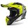 Airoh Helm Aviator Ace 2 Engine grau/schwarz-fluo-gelb