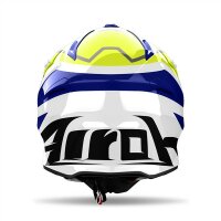 Airoh Helm Aviator Ace 2 Ground weiß/blau-fluo-gelb