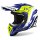 Airoh Helm Aviator Ace 2 Ground weiß/blau-fluo-gelb
