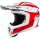 Airoh Helm Aviator Ace 2 Iron weiß/rot