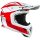 Airoh Helm Aviator Ace 2 Iron weiß/rot