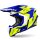 Airoh Helm Twist 3 Dizzy blau/fluo-gelb-weiß
