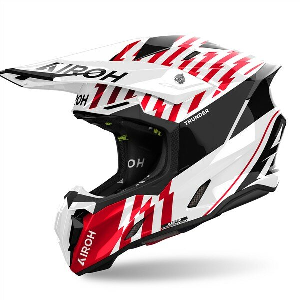 Airoh Helm Twist 3 Thunder weiß/schwarz-rot