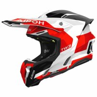 Airoh Helm Twist 3 Fancy weiß/schwarz-rot