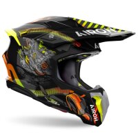 Airoh Helm Twist 3 Toxic schwarz/orange-grün
