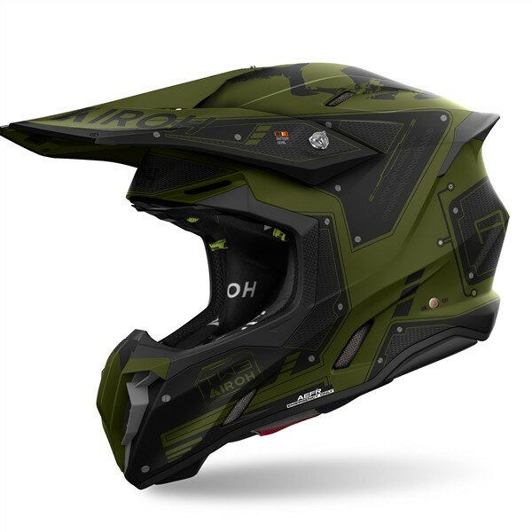 Airoh Helm Twist 3 Military matt-military grün/schwarz