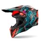 Airoh Helm Wraaap Cyber schwarz/orange-blau