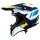 Airoh Helm Wraaap Vision weiß/blau-fluo-gelb