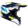 Airoh Helm Wraaap Vision weiß/blau-fluo-gelb