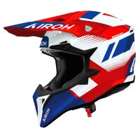 Airoh Helm Wraaap Vision weiß/blau-rot