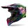 Airoh Helm Wraaap Music schwarz/grün-blau-rosa-lila