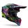Airoh Helm Wraaap Music schwarz/grün-blau-rosa-lila