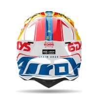 Airoh Helm Wraaap 6Days weiß/blaur-rot-gelb