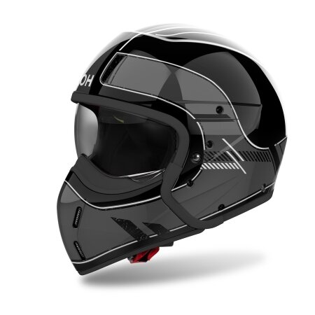 Airoh Helm J 110 Raster dunkelgrau/schwarz