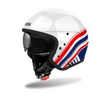 Airoh Helm J 110 Eon weiß/blau-rot