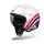 Airoh Helm J 110 Eon weiß/blau-rot