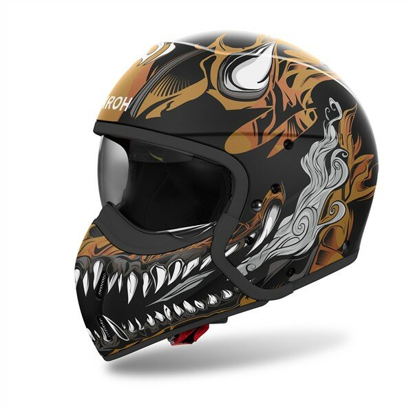 Airoh Helm J 110 Oni matt-schwarz/bronze-grau