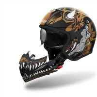 Airoh Helm J 110 Oni matt-schwarz/bronze-grau