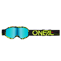 ONeal B-10 Youth Goggle ATTACK black/neon yellow - radium...