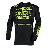 ONeal ELEMENT Jersey STATIC black/neon yellow XXL