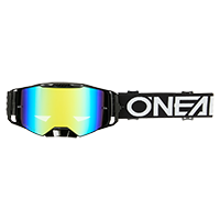 ONeal B-55 Goggle CRAM black/white - radium gold