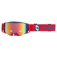 ONeal B-33 Goggle BOLD red/blue - radium red