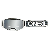 ONeal B-33 Goggle ICTUS black/white - silver mirror