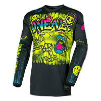 ONeal ELEMENT Youth Jersey RANCID black/neon yellow XS