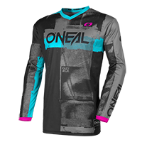 ONeal ELEMENT Women´s Jersey ROLLER V.26 black/cyan 2XL