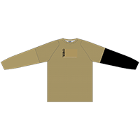 ONeal ELEMENT FR Jersey PLAIN sand/black M