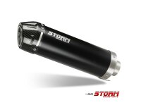 STORM by MIVV GP-C Edelstahl schwarz YAMAHA YZF 600 R6 99-02