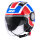 GIVI HPS 11.1 AIR Jet-R Helm Grafik CLASS – weiss/rot/blau