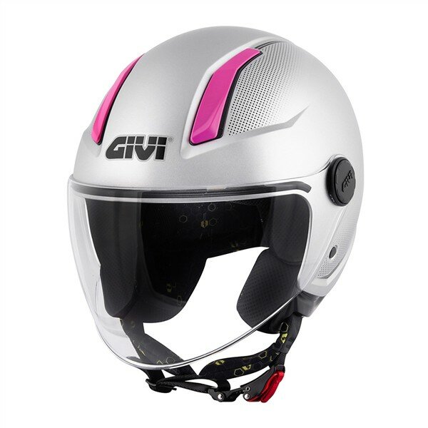 GIVI HPS 11.7 SOLID COLOR matt-silber/fuchsia