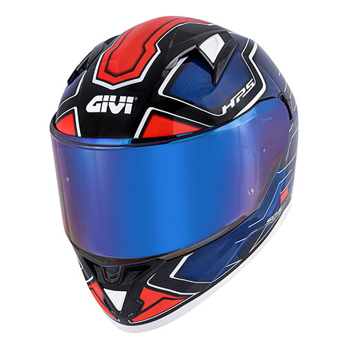 GIVI HPS 50.6 SPORT Integral-Helm Grafik DEEP blau/rot