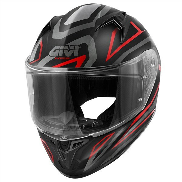 GIVI HPS 50.7 PROTON Integral-Helm matt-titanium/rot