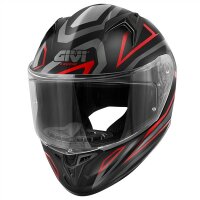 GIVI HPS 50.7 PROTON Integral-Helm matt-titanium/rot