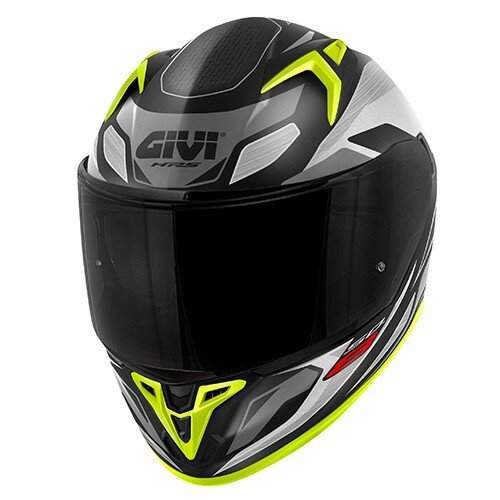 GIVI HPS 50.8 BRAVE Integral-Helm Graphic BRAVE matt - schwarz/titanium/gelb
