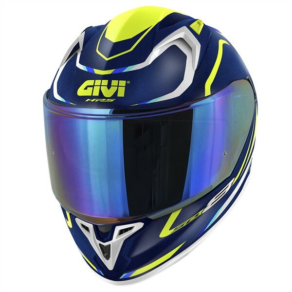 GIVI HPS 50.8 MACH1 - Inegral-Helm blau/weiß/gelb