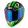 GIVI HPS 50.8 RACER Integral-Helm Graphic RACER glossy - weiß/grün/blau